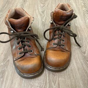 Dr. Martens 8542 Made in England Brown Leather Oxford Shoes Men’s Size 7 Wmns 9‌